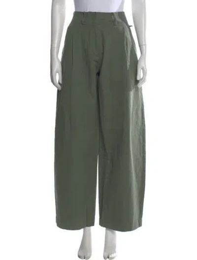 Pre-owned Apiece Apart Wide Leg Pants W/ Tags In Green