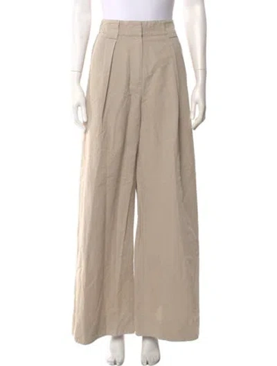 Pre-owned Apiece Apart Wide Leg Pants W/ Tags In Neutral