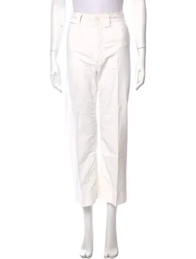 Pre-owned Apiece Apart Wide Leg Pants In White