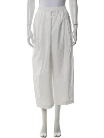 Pre-owned Apiece Apart Wide Leg Pants In White