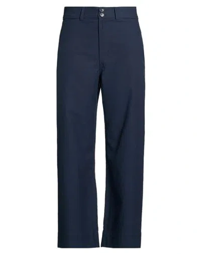 Apiece Apart Woman Pants Navy Size 10 Cotton In Blue