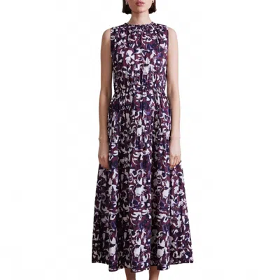 Apiece Apart Women's Arte Tank Dress In Aqua Di Fiore Fig In Purple