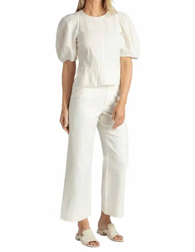 Apiece Apart Women's Classic Merida Pant In Cream In White