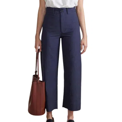 Apiece Apart Women's Classic Merida Pant In Navy In Blue