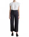 Apiece Apart Women's Classic Merida Pants In Black In White