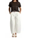 Apiece Apart Women's Cropped Cybil Trouser In Cream In White