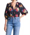 Apiece Apart Messina Top In Floating Floral In Multi