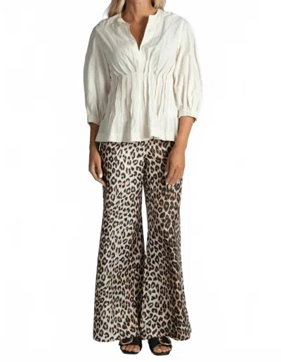 Apiece Apart Women's Rocco Pleat Top In Cream In White