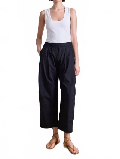 APIECE APART WOMEN'S SPA PLEAT PANT IN BLACK