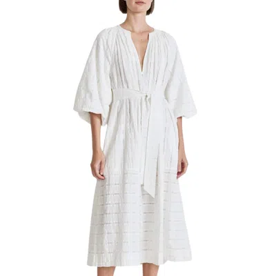 Apiece Apart Women's Sun Mesa Midi Dress In Cream In White