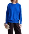 Apiece Apart Women's Super Fine Merino Wool Sweater In Cobalt Blue In Blue