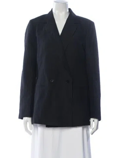 Pre-owned Apiece Apart Wool Blazer In Blue