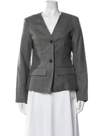 Pre-owned Apiece Apart Wool Blazer W/ Tags In Grey