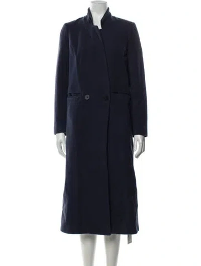 Pre-owned Apiece Apart Wool Coat In Blue