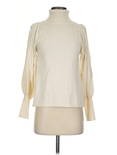Pre-owned Apiece Apart Wool Pullover Sweater In Ivory