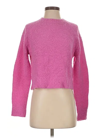 Pre-owned Apiece Apart Wool Pullover Sweater In Pink
