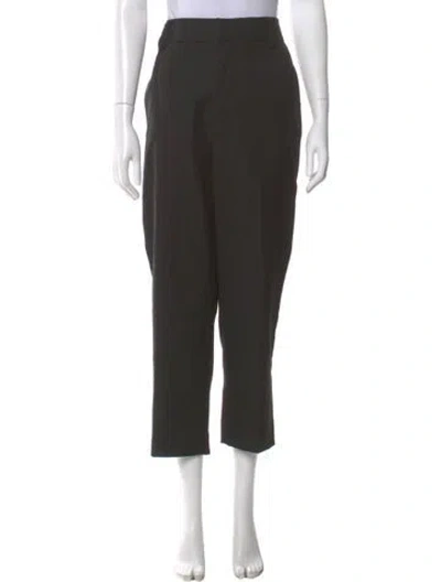 Pre-owned Apiece Apart Wool Straight Leg Pants In Black