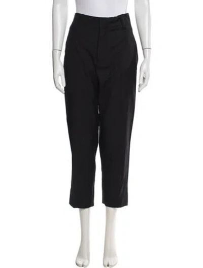 Pre-owned Apiece Apart Wool Straight Leg Pants In Black