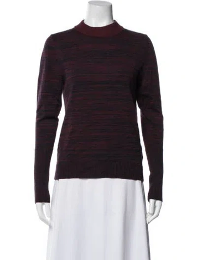 Pre-owned Apiece Apart Wool Striped Top In Black