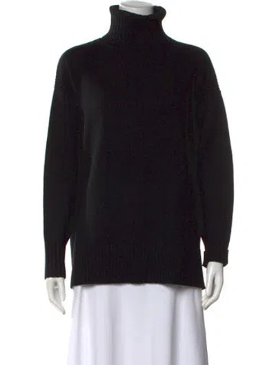 Pre-owned Apiece Apart Wool Turtleneck Sweater In Black