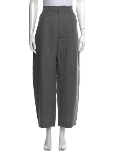 Pre-owned Apiece Apart Wool Wide Leg Pants W/ Tags In Grey