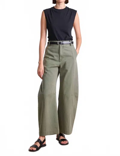Apiece Apart Yasmin Pant In Thyme In Green