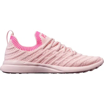 Apl Athletic Propulsion Labs Apl Kid's Techloom Wave Sneakers In Pink