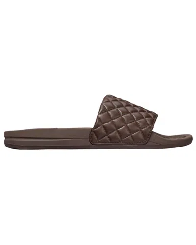 Apl Athletic Propulsion Labs Apl Lusso Leather Slide In Brown
