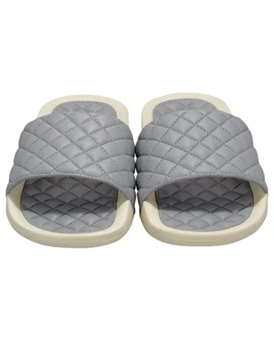 Apl Athletic Propulsion Labs Apl Lusso Leather Slide In Grey