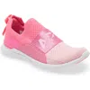 Apl Athletic Propulsion Labs Apl Techloom Bliss Knit Running Shoe In Fusion Pink/white/bca