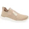 Apl Athletic Propulsion Labs Apl Techloom Bliss Knit Running Shoe In Sandstone/ivory