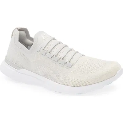 Apl Athletic Propulsion Labs Apl Techloom Breeze Knit Running Shoe In Harb Grey/alabast/ombre