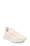 Apl Athletic Propulsion Labs Apl Techloom Breeze Knit Running Shoe In Sea Salt/fire Coral