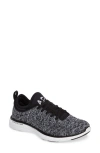 Apl Athletic Propulsion Labs Techloom Phantom Running Shoe In Black/white/black
