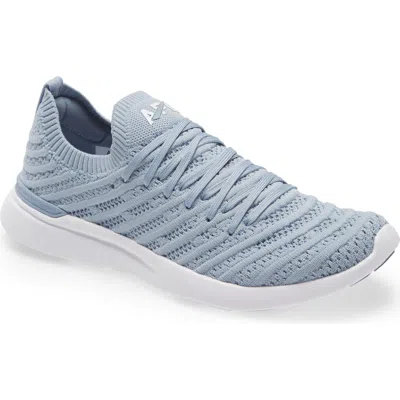 Apl Athletic Propulsion Labs Apl Techloom Wave Hybrid Running Shoe In Blue