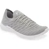 Apl Athletic Propulsion Labs Apl Techloom Wave Hybrid Running Shoe In Cement/white