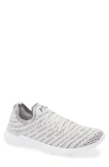 Apl Athletic Propulsion Labs Apl Techloom Wave Hybrid Running Shoe In Harbor Grey/navy/white