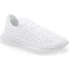 Apl Athletic Propulsion Labs Women's Techloom Wave Sneaker In White/neon Pink In White/white