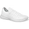 Apl Athletic Propulsion Labs Apl Techloom Wave Hybrid Running Shoe In White/white