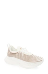 Apl Athletic Propulsion Labs Apl Techloom Zipline Running Shoe In Ivory/bronze
