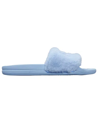Apl Athletic Propulsion Labs Athletic Propulsion Labs Shearling Slide In Blue