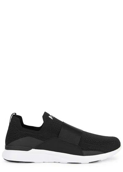 Apl Athletic Propulsion Labs Athletic Propulsion Labs Techloom Bliss Black Stretch-knit Sneakers