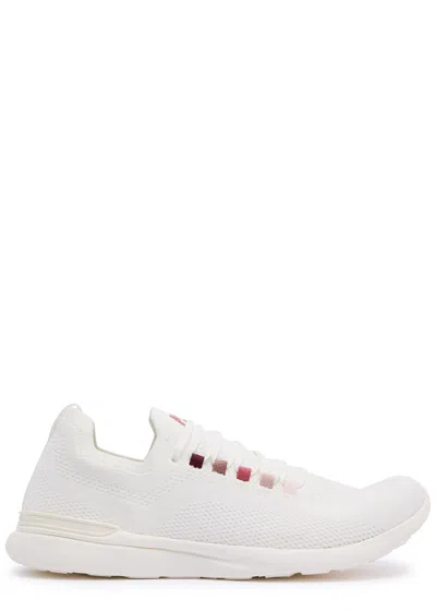 Apl Athletic Propulsion Labs Athletic Propulsion Labs Techloom Breeze Knitted Trainers In Ivory