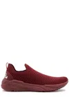 Apl Athletic Propulsion Labs Athletic Propulsion Labs Techloom Traveler Herringbone-knit Sneakers In Burgundy