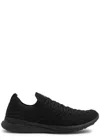 Apl Athletic Propulsion Labs Athletic Propulsion Labs Techloom Wave Knitted Sneakers In Black
