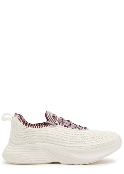 Apl Athletic Propulsion Labs Athletic Propulsion Labs Techloom Zipline Embroidered Knit Sneakers In White