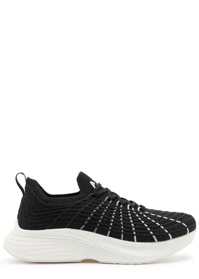 Apl Athletic Propulsion Labs Athletic Propulsion Labs Techloom Zipline Knitted Sneakers In Black Grey