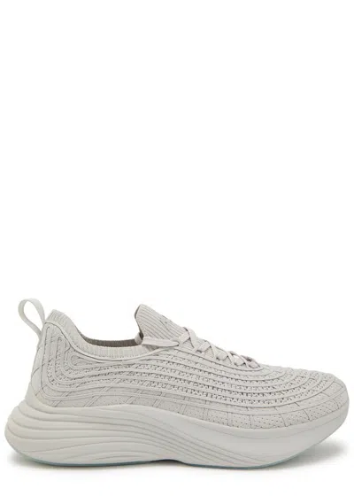 Apl Athletic Propulsion Labs Athletic Propulsion Labs Techloom Zipline Knitted Sneakers In Gray