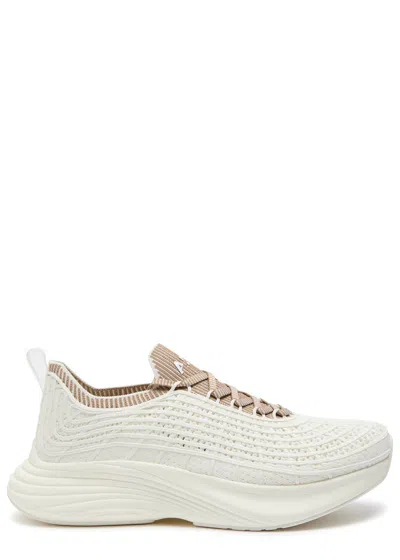 Apl Athletic Propulsion Labs Athletic Propulsion Labs Techloom Zipline Knitted Sneakers In Sand