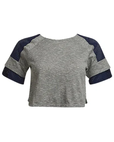 Apl Athletic Propulsion Labs Athletic Propulsion Labs The Perfect Crop Top In Grey